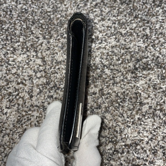 Authentic BURBERRY black leather men’s wallet - Picture 5 of 12